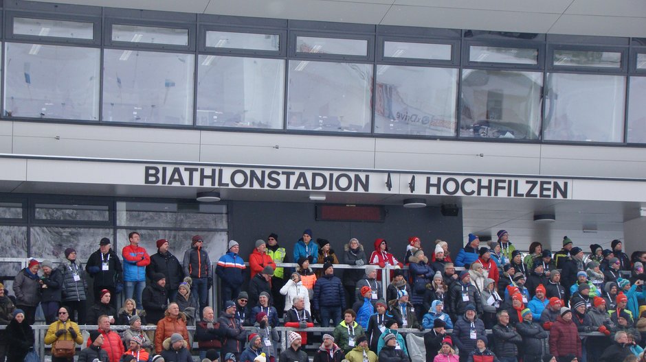 Stadion w Hochfilzen w przeciwieństwie do tego w Kontiolahti będzie w tym roku pusty