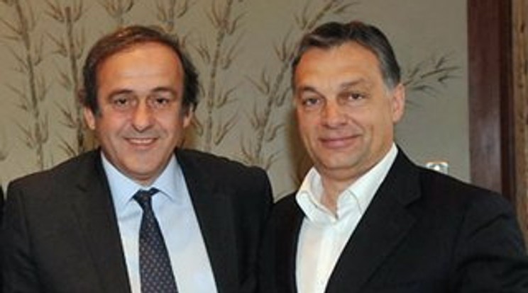 Platini: Azonos hullámhosszon vagyok Orbán Viktorral