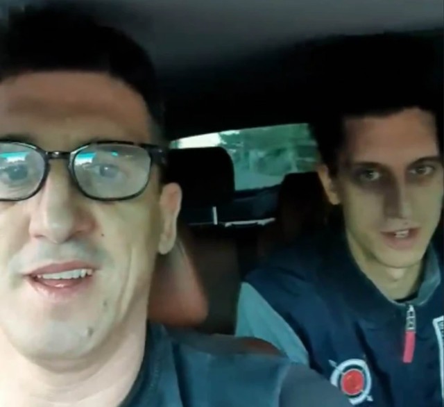 Kristijan Golubović sa sinom