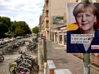 Campaign posters for German parliamentary elections 2017