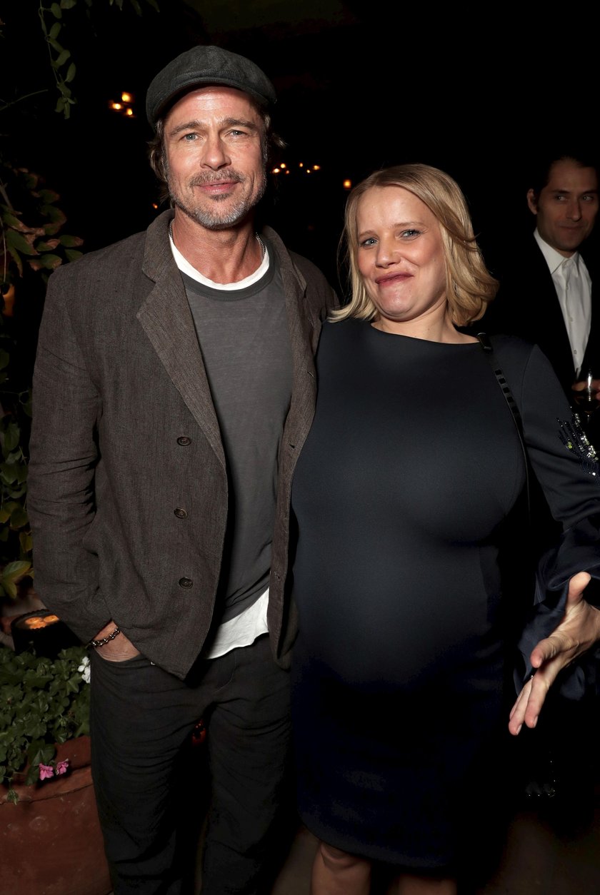 Joanna Kulig i Brad Pitt