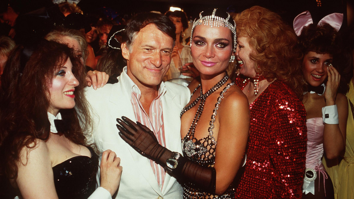 Hugh Hefner w latach 80.