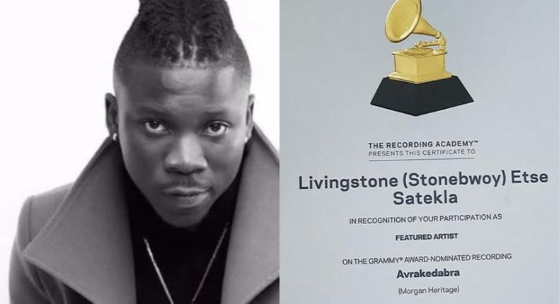 StoneBwoy finally receives citation for 2017 Grammy nomination