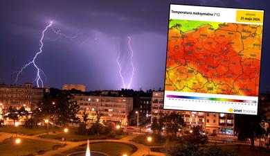 Nieznośny gorąc wkroczy dziś do Polski, a groźne burze nie dadzą za wygraną [POGODA]