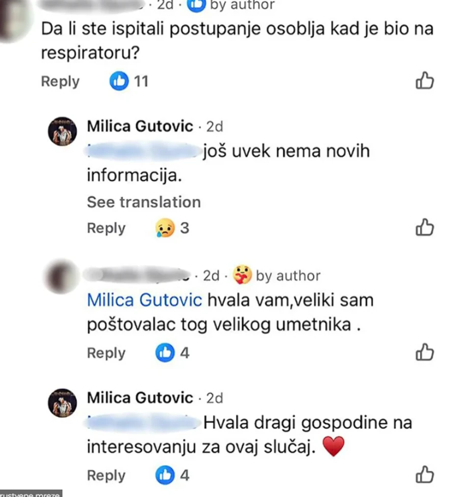 Komentar Milice Gutović