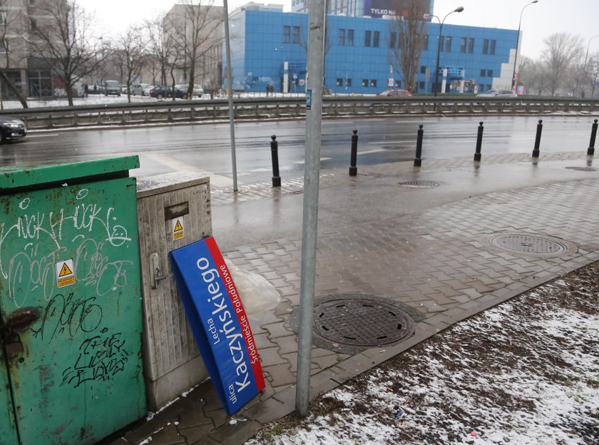 Koniec ulicy Lecha Kaczyńskiego