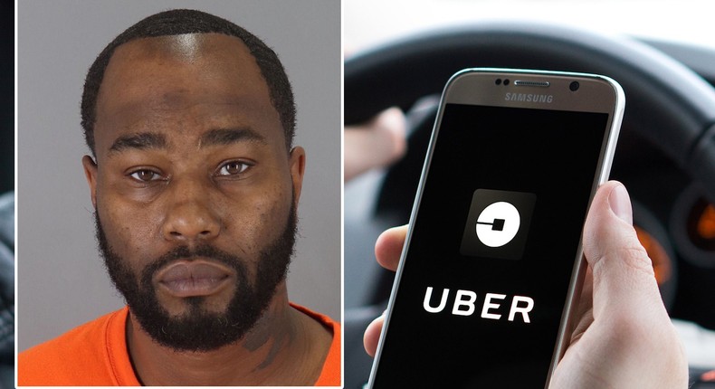 An Uber driver dropped a passenger at an airport before attempting to ...