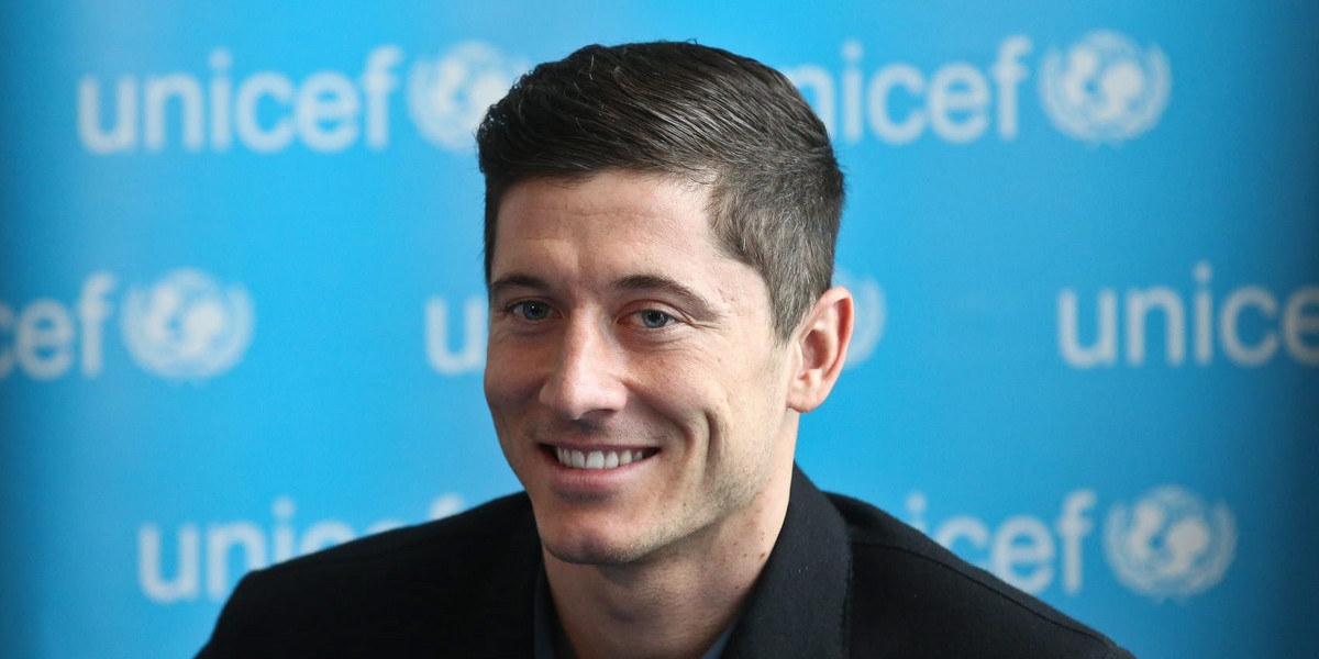 Robert Lewandowski został ambasadorem UNICEF