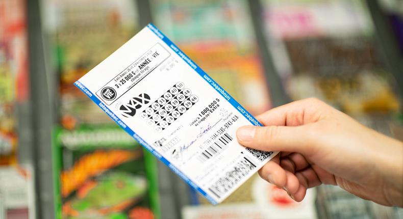 A ticket for the Lotto Max, the draw that Pierre Richer won.ALEXANDRE HUPPERTZ/Loto-Qubec