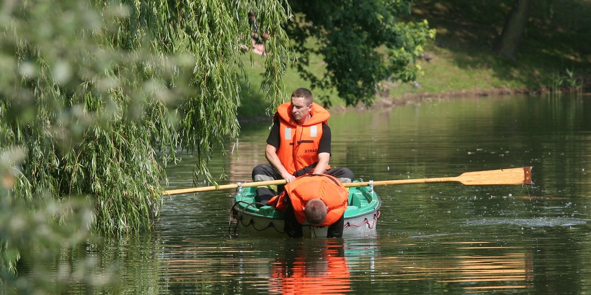 Topielec w jezorku