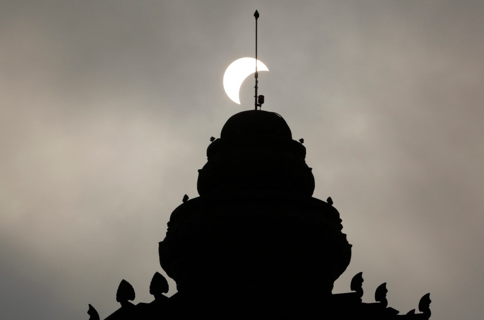 CAMBODIA SOLAR ECLIPSE (Partial solar eclipse in Cambodia)