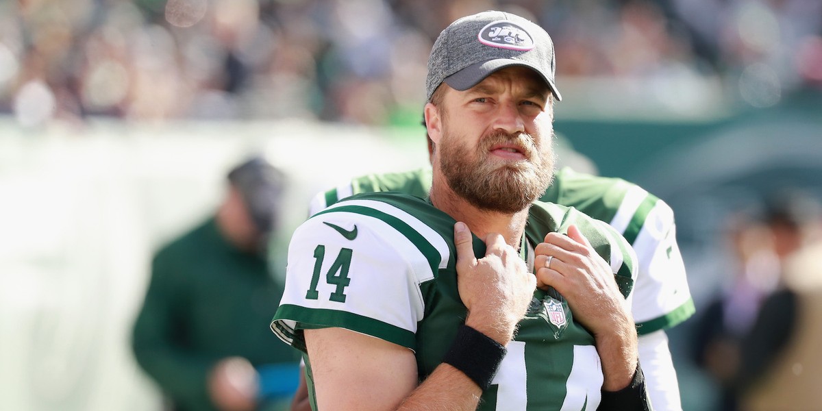 Ryan Fitzpatrick ripped entire Jets management after coming off the bench and leading his team to a win on Sunday