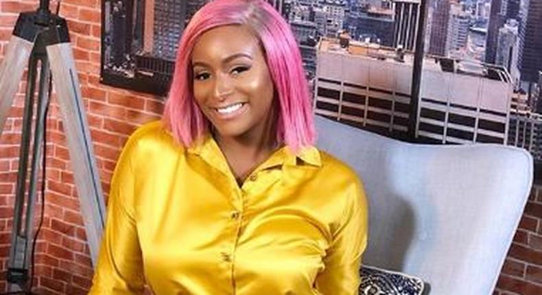 DJ Cuppy shares photo of her newly acquired Ferrari Portofino car worth N75M [Instagram/CuppyMusic]