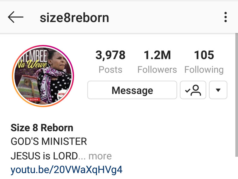 size 8 s instagram account - top 10 most followed kenyan musicians on instagram page 3 of 9