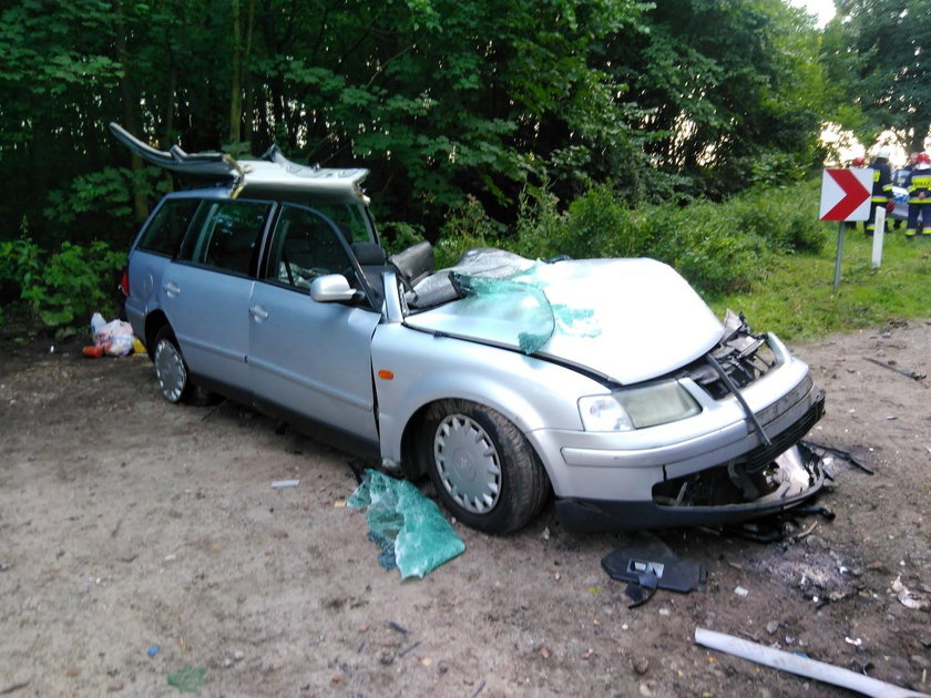 Pijany ukradł audi i spowodował wypadek. Cztery osoby ciężko ranne