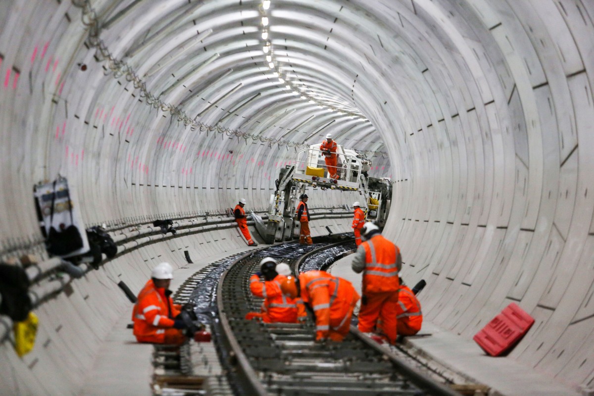 Budowa tunelu Crossrail