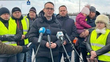 Nowy minister spotkał się z protestującymi na granicy. Padła zapowiedź