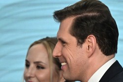 Kurski na wieczorze wyborczym PiS. Bocheński: Widziałem go pierwszy raz