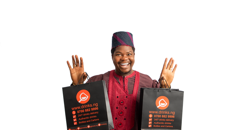 Drinks.ng signs Mr Macaroni as brand ambassador, relaunches biggest pre-drinks platform in Lagos