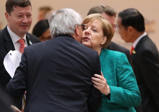 Angela Merkel i Juncker