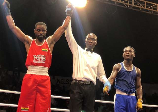 Azumah Nelson’s son makes boxing comeback with split decision victory