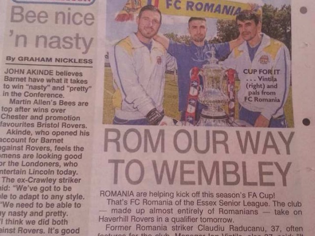 Și FC Romania a atras atenția presei internaționale. La un pas de promovare în liga a opta din Anglia!