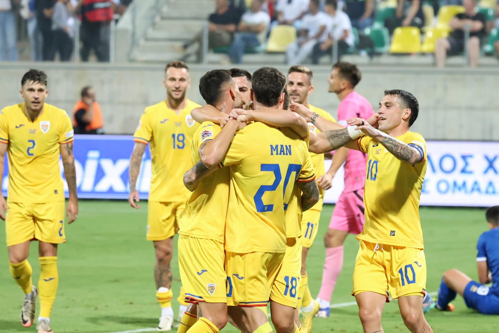România a câștigat în Cipru cu 3-0 și este lider în Liga Națiunilor cu punctaj maxim