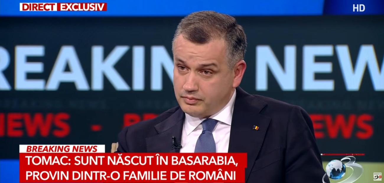 Eugen Tomac, cu lacrimi în ochi la primul interviu după ce a fost desemnat premier. De ce a renunțat la cetățenia ucraineană