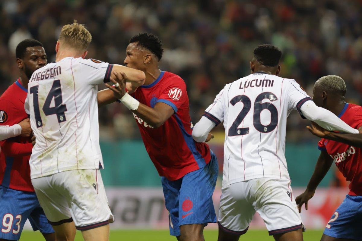 FCSB a fost învinsă de Bologna la București, în grupa Europa League