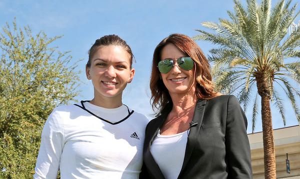 Simona Halep, susținută de Nadia Comăneci și de Ion Țiriac / FOTO