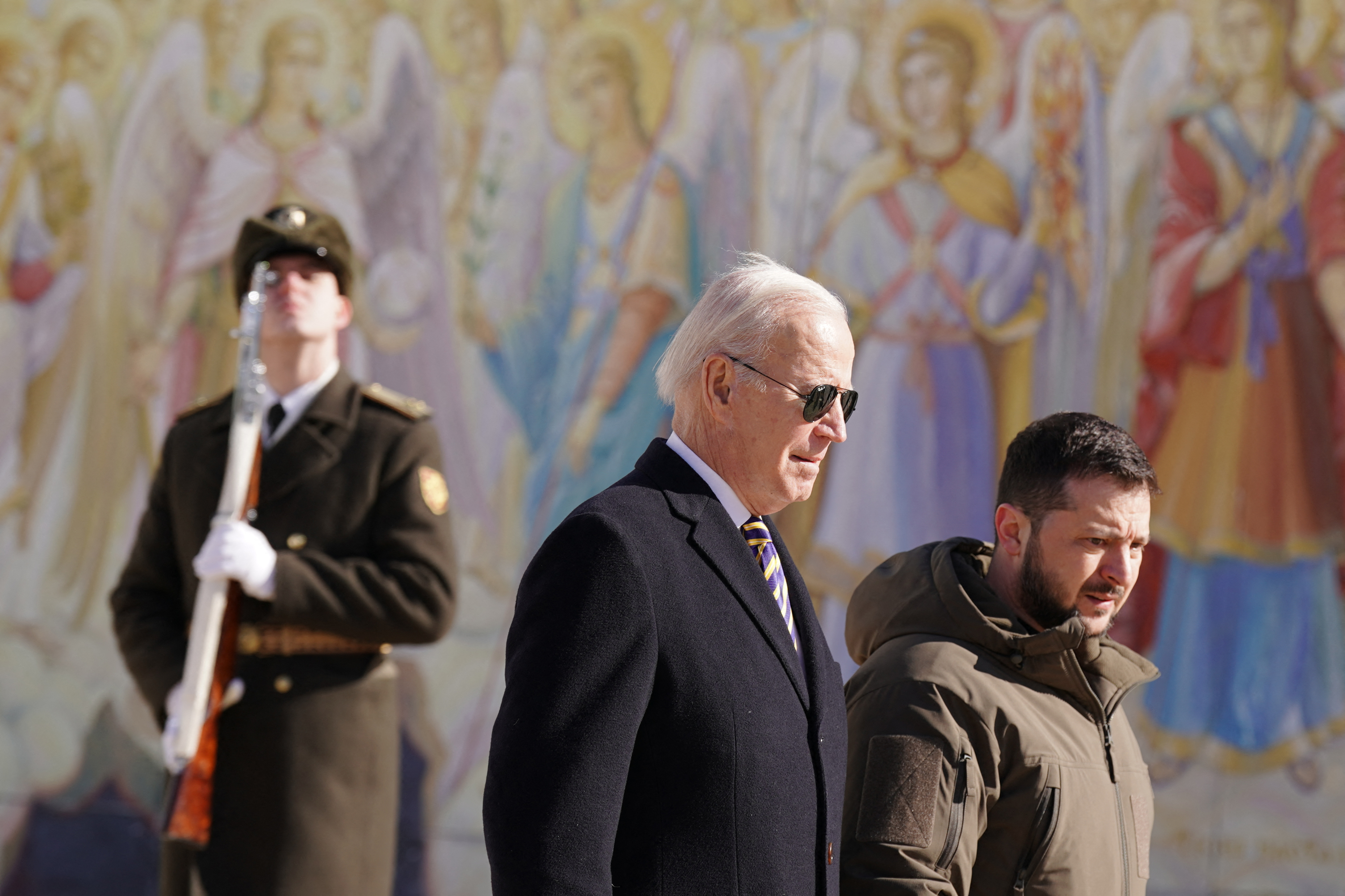 Joe Biden, vizită-surpriză la Kiev, după aproape un an de război. Mesajul transmis lui Vladimir Putin de președintele american - VIDEO