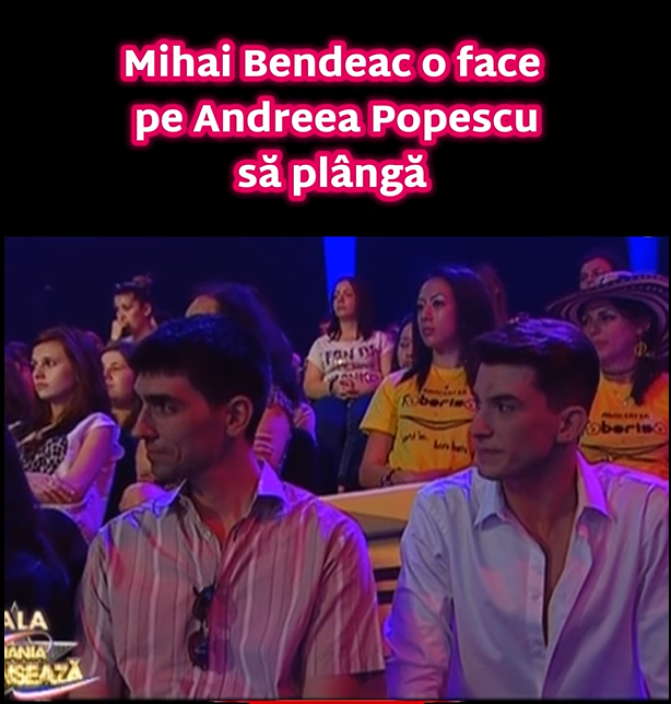 De ce a făcut-o Mihai Bendeac pe Andreea Popescu să plângă în fața soțului. „Te-a lăsat pe tine să fii în față. Ți-a lăsat ție prim-planul”