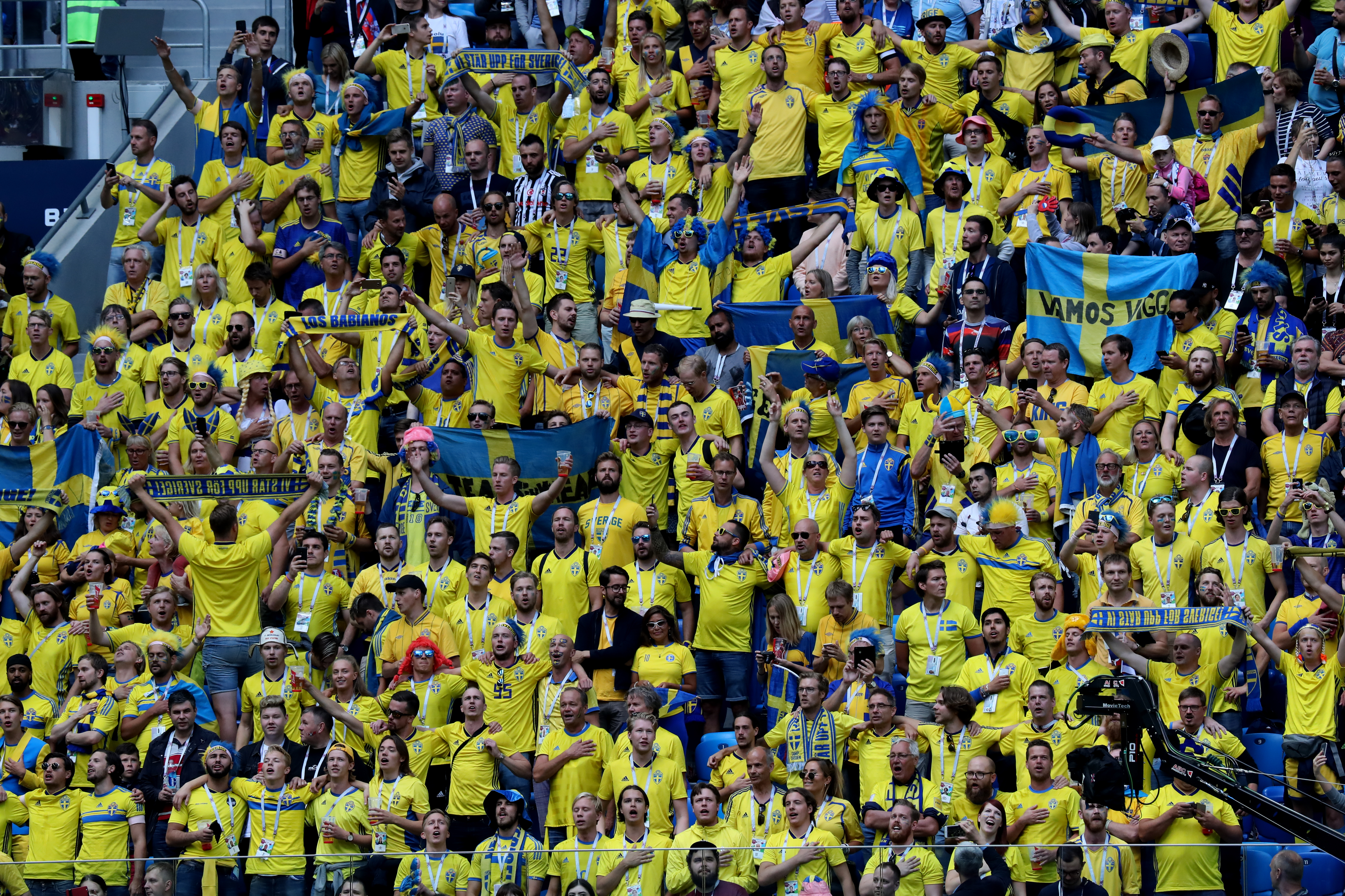 Suedia - Elveția 1-0, în optimile Campionatului Mondial de fotbal Rusia 2018. Eroul Forsberg. Cifră istorică de fani / GALERIE FOTO