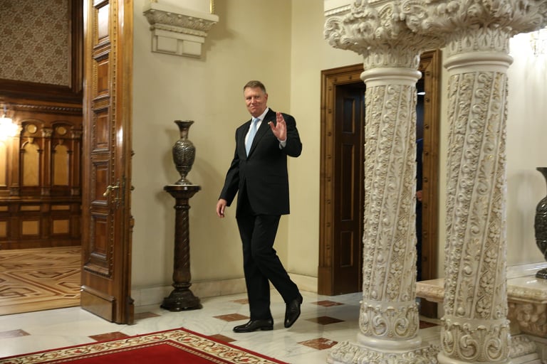 FOTO | Klaus Iohannis, la începutul întâlnirii cu reprezentanţii magistraţilor: "Astăzi o să discutăm despre justiţie şi legile justiţiei, şi vreau să fie preluată această declaraţie"