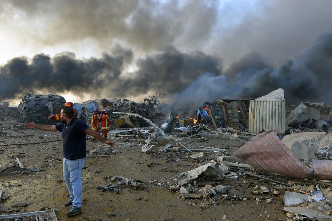 Franța va trimite în Liban mai multe tone de materiale sanitare, după exploziile din Beirut
