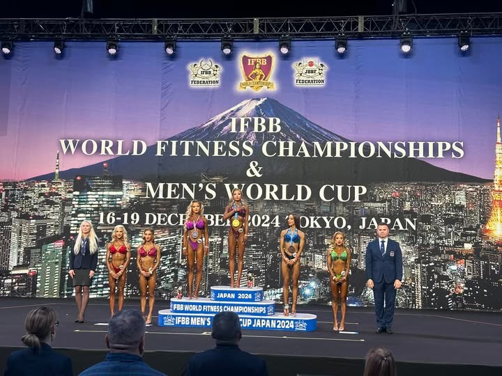 România a câștigat două medalii de aur la Campionatul Mondial de Fitness și Cupa Mondială Masculină din Japonia