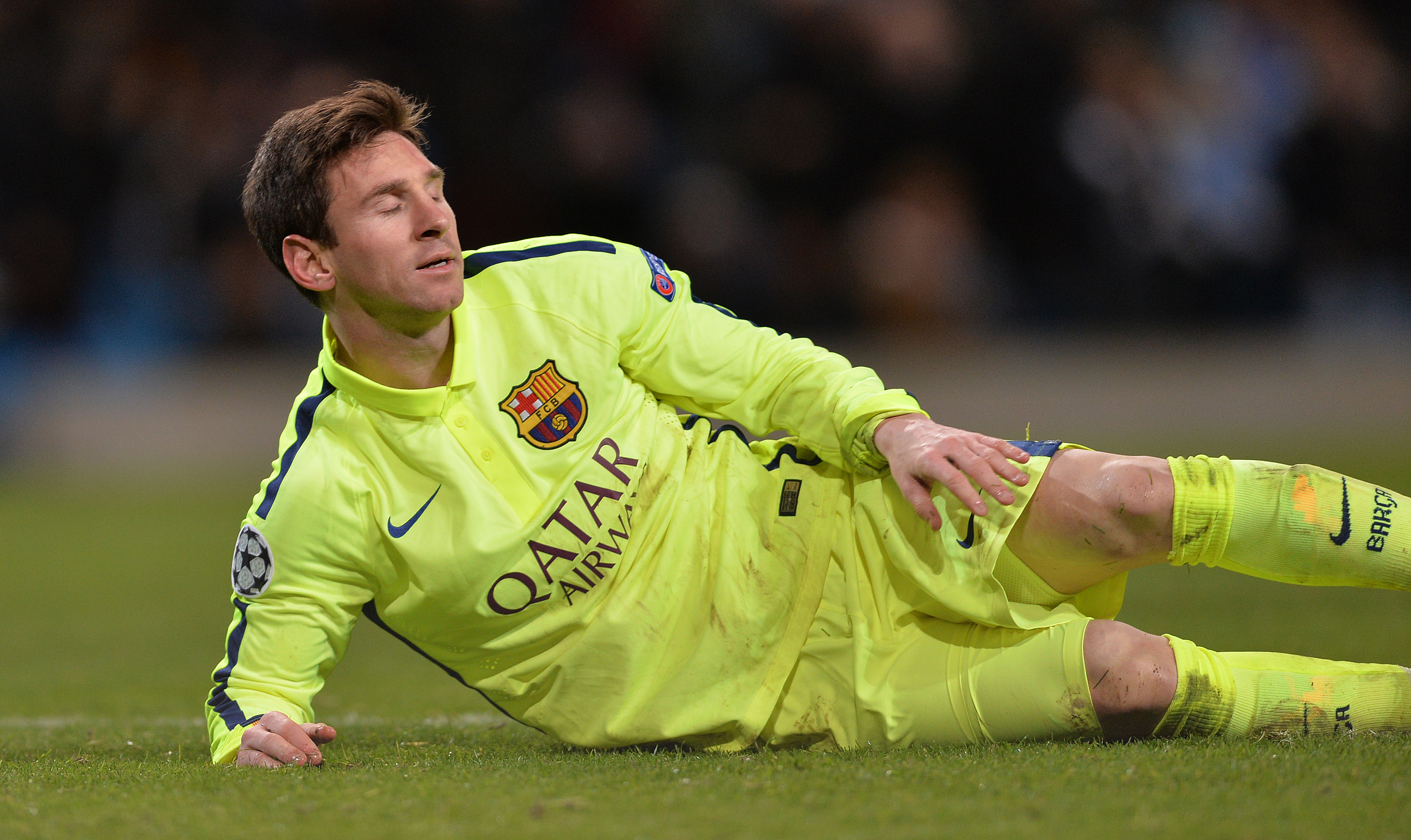 Zeu la pământ! Messi a ratat un penalty în meciul Manchester City - Barcelona, din turul optimilor Ligii Campionilor / GALERIE FOTO