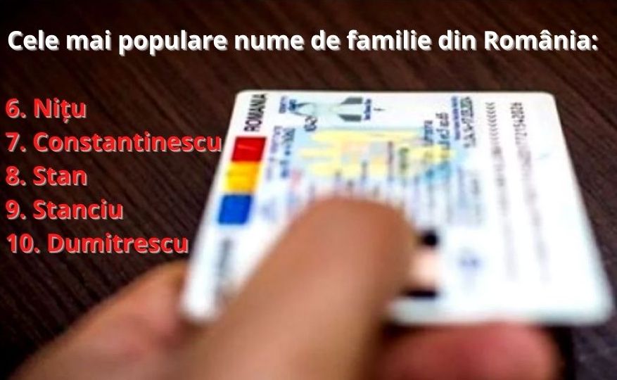 De unde provine numele tău de familie? Află în ce zone e cel mai răspândit!