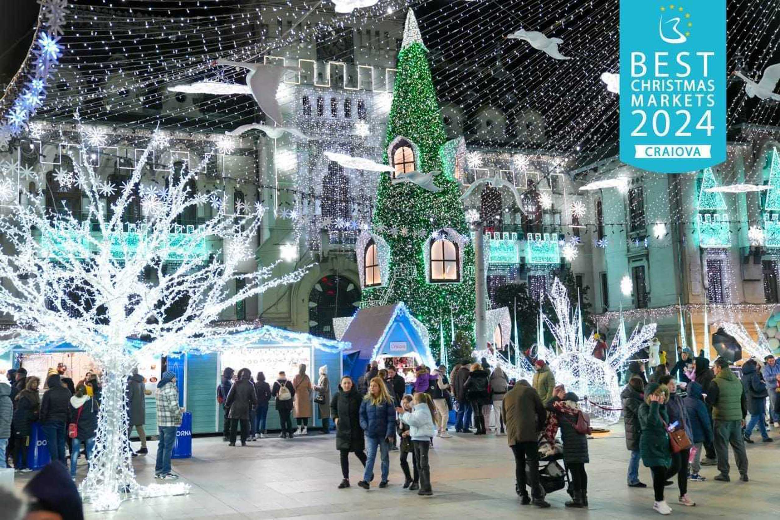 Craiova 2023: Afluență record și ocupare 100% a spațiilor de cazare cu prilejul Târgului de Crăciun Craiova, votat al doilea cel mai frumos din Europa