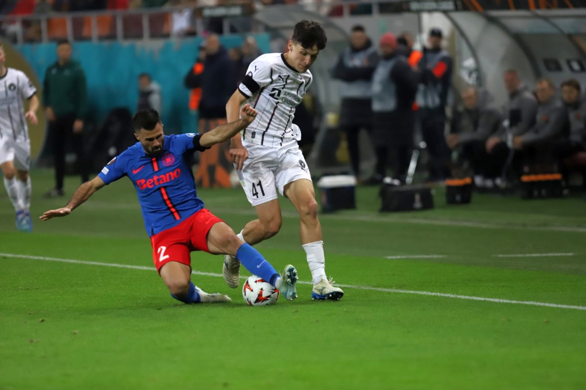 FCSB - Midtjylland 2-0. Gol în secunda 9 și a treia victorie în grupa Europa League pentru echipa lui Gigi Becali