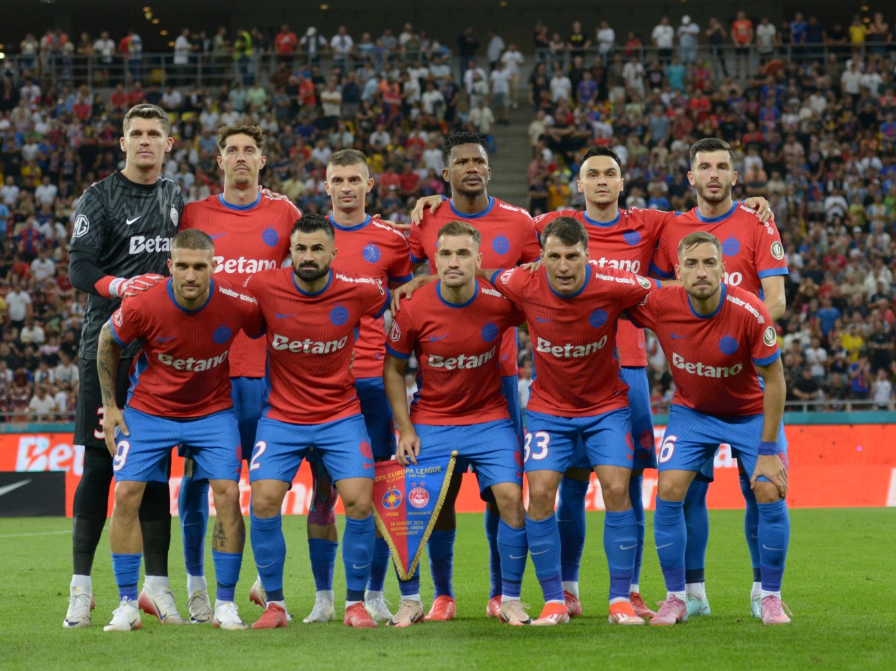 FCSB s-a calificat în grupa Europa League după ce a eliminat-o pe Aberdeen. Scoțienii au jucat în inferioritate în repriza secundă