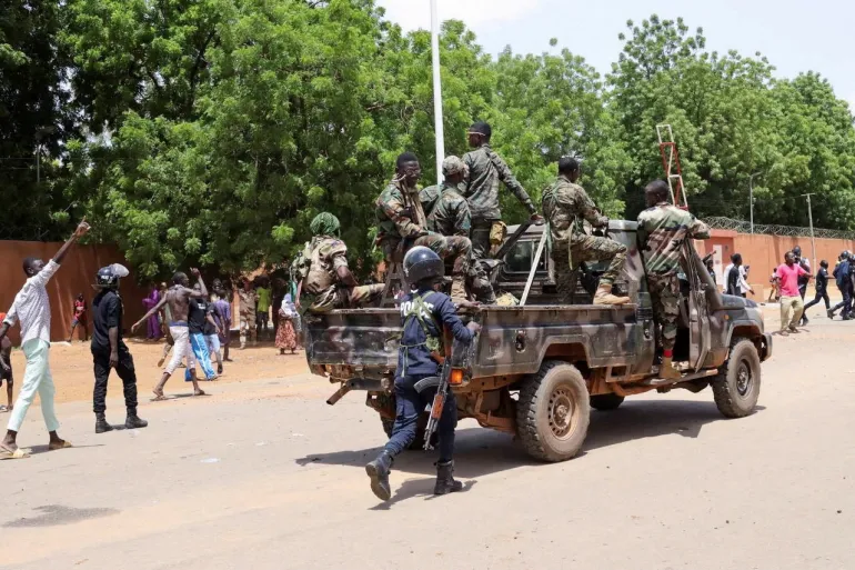 Gold- and uranium-rich West African country faces another coup threat three years after military takeover as soldiers attack presidency