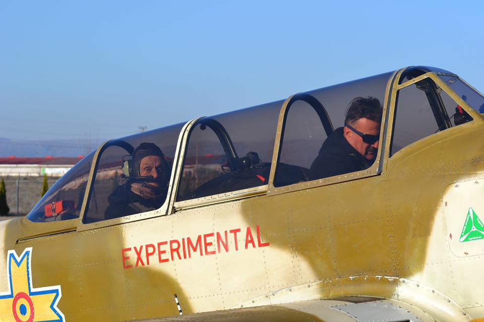 FOTO| Un pilot din Al Doilea Război Mondial a zburat de Centenar, deși are 99 de ani