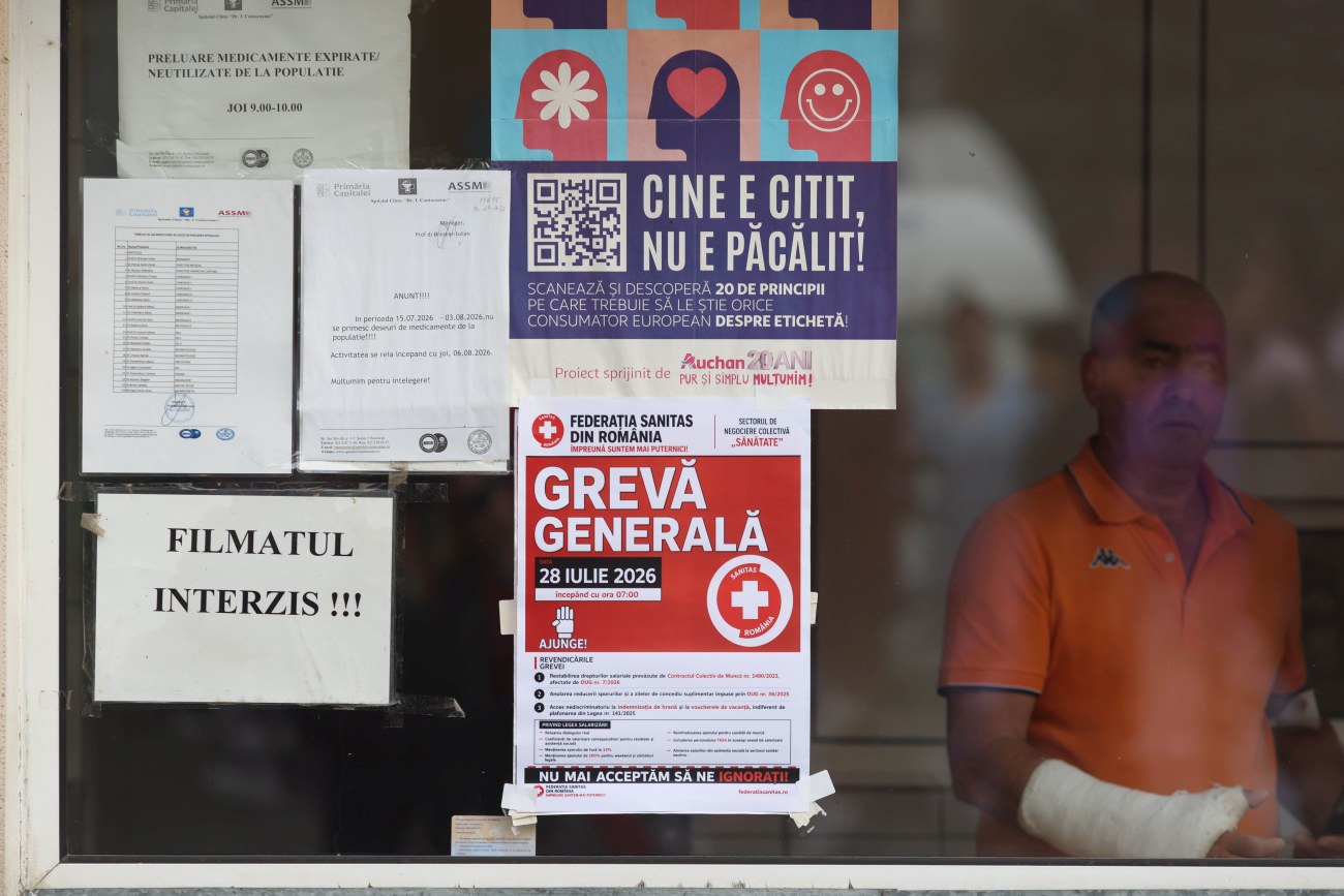 Grevă generală în sute de spitale din România pe termen nelimitat. Sindicaliştii Sanitas, nemulţumiţi de noua lege a salarizării. Anunțul Ministerului Sănătății