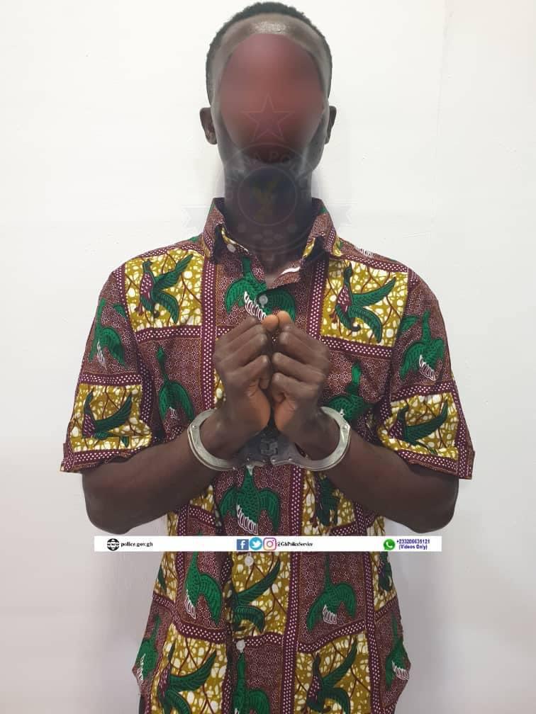 Police arrest suspect for impersonation and unlawful possession of police uniform