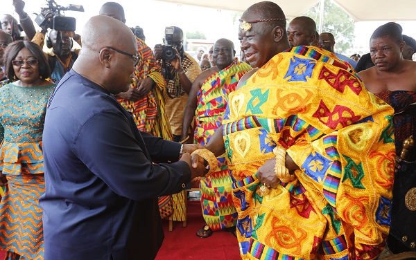 Asantehene urges government to involve private sector in GRIDCo, ECG, VRA and others