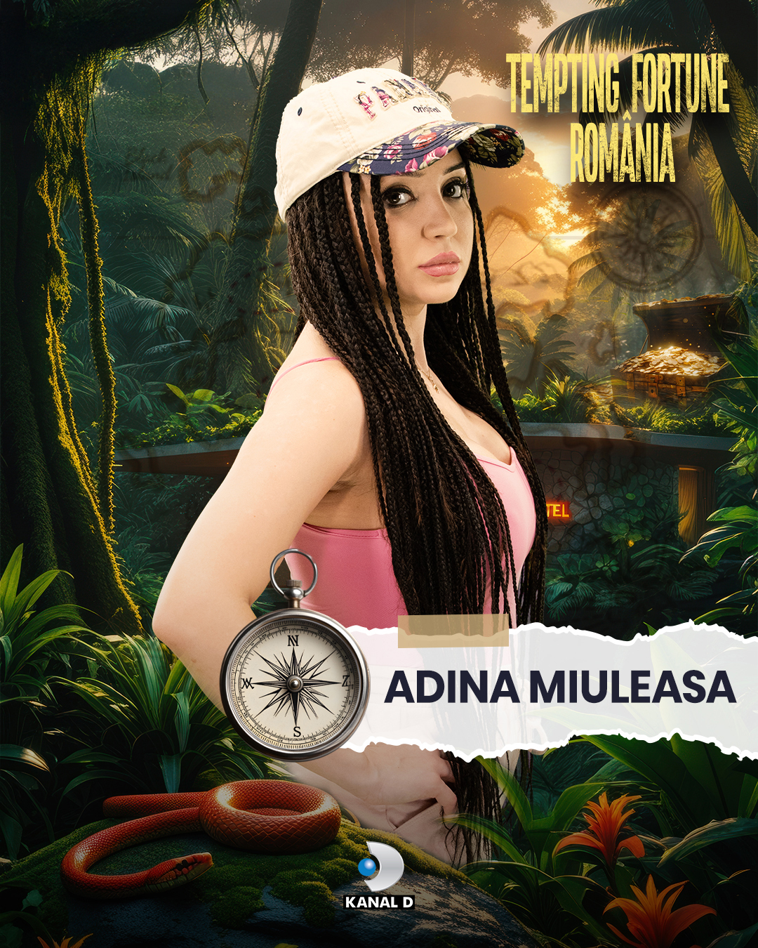 Adina, eliminată de la „Tempting Fortune România”, reality show-ul difuzat de Kanal D. Jean Gavril nu i-a căzut în plasă