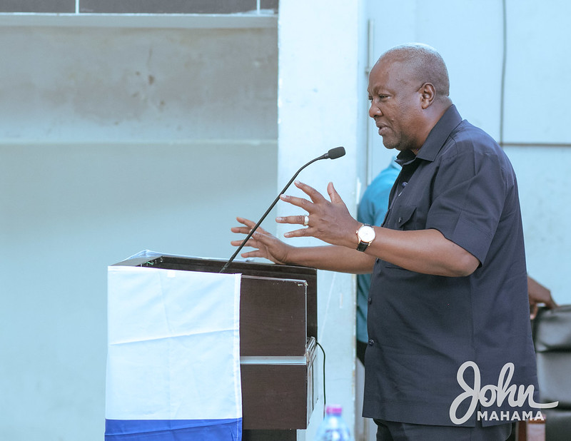 Mahama promises to create 300,000 digital jobs for the youth