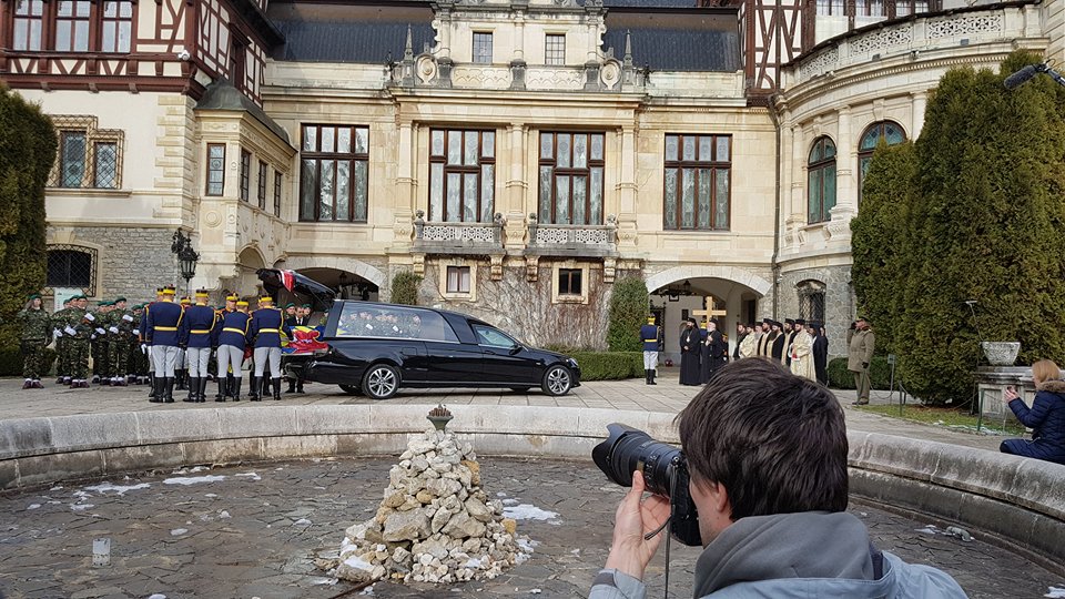 VIDEO/ Regele Mihai a ajuns pentru ultima oară la Castelul Peleș