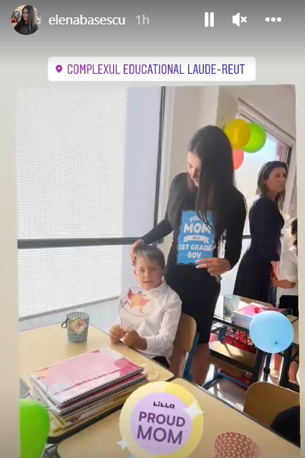 Cum a apărut Elena Băsescu cu copiii în prima zi de școală. Sofia și Traian jr. învață la privat, iar Anastasia a început grădinița